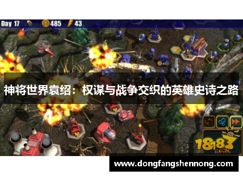 神将世界袁绍：权谋与战争交织的英雄史诗之路